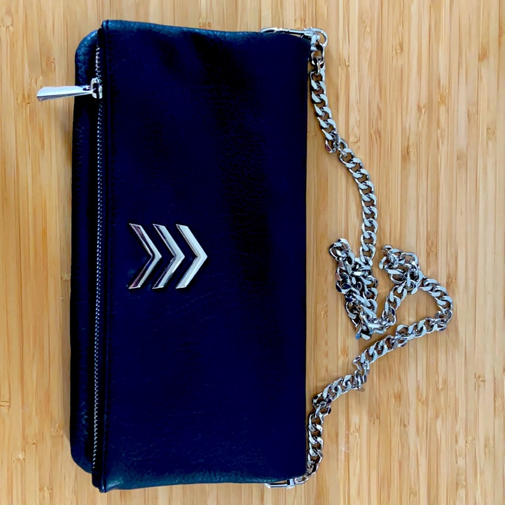 Express Black Clutch Purse